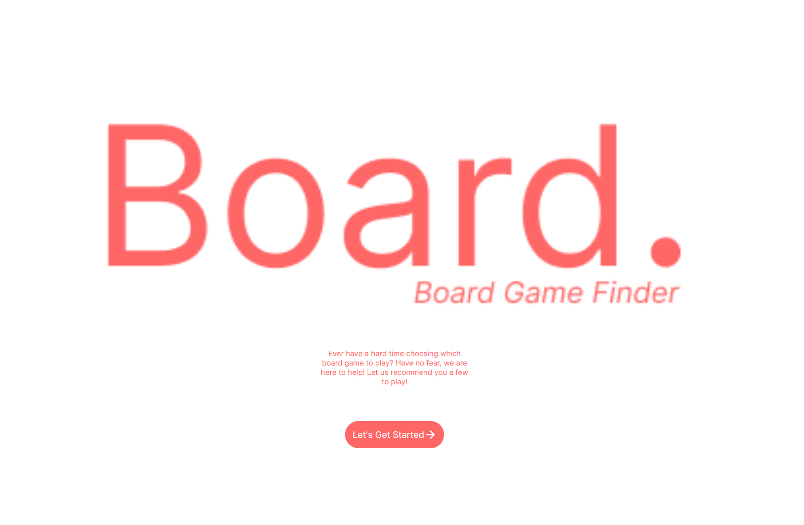 Landing for board
